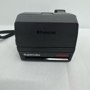 Polaroid 670 AF SUPERCOLOR Instant Camera Color 600 Type Film UNTESTED UK Made